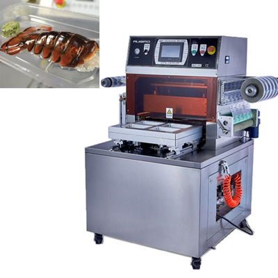 máquina de empacotamento de alta qualidade da pele do vácuo das caudas de lagosta do aferidor da bandeja da pele do vácuo da máquina do bloco de vácuo da pele da bolinha de massa